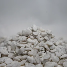 a pile of white rocks