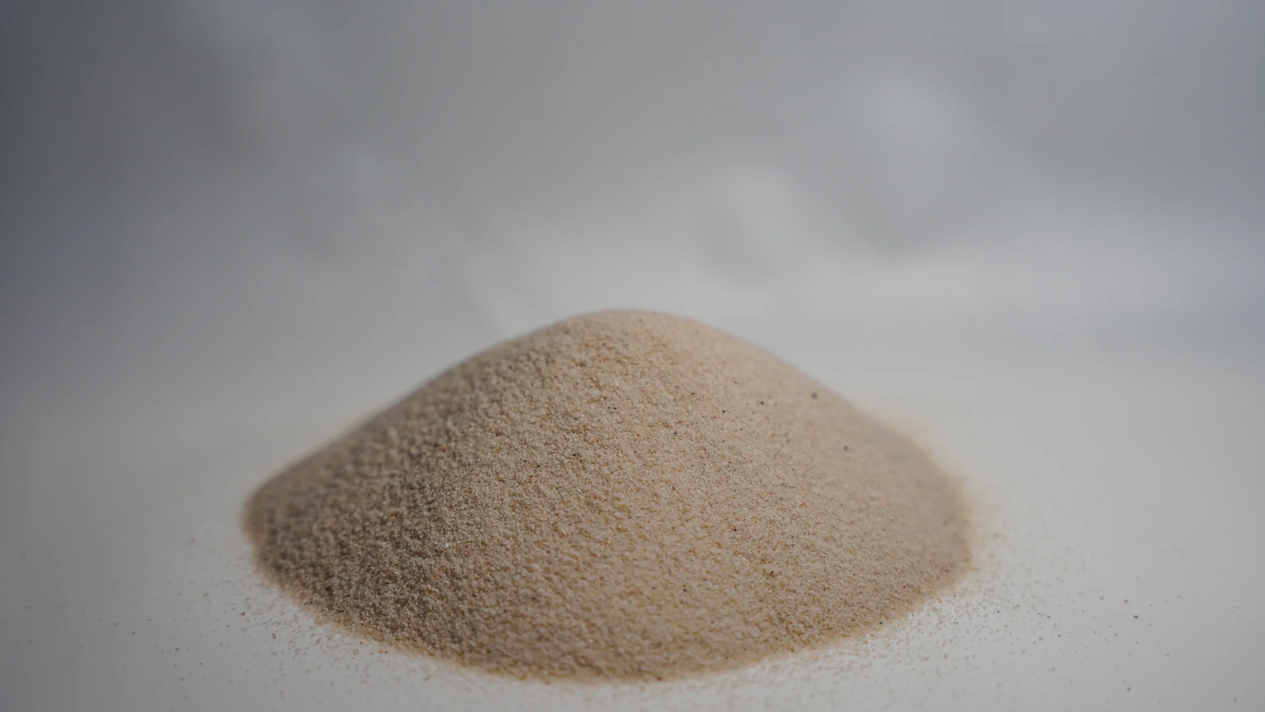 A mound of light brown powder