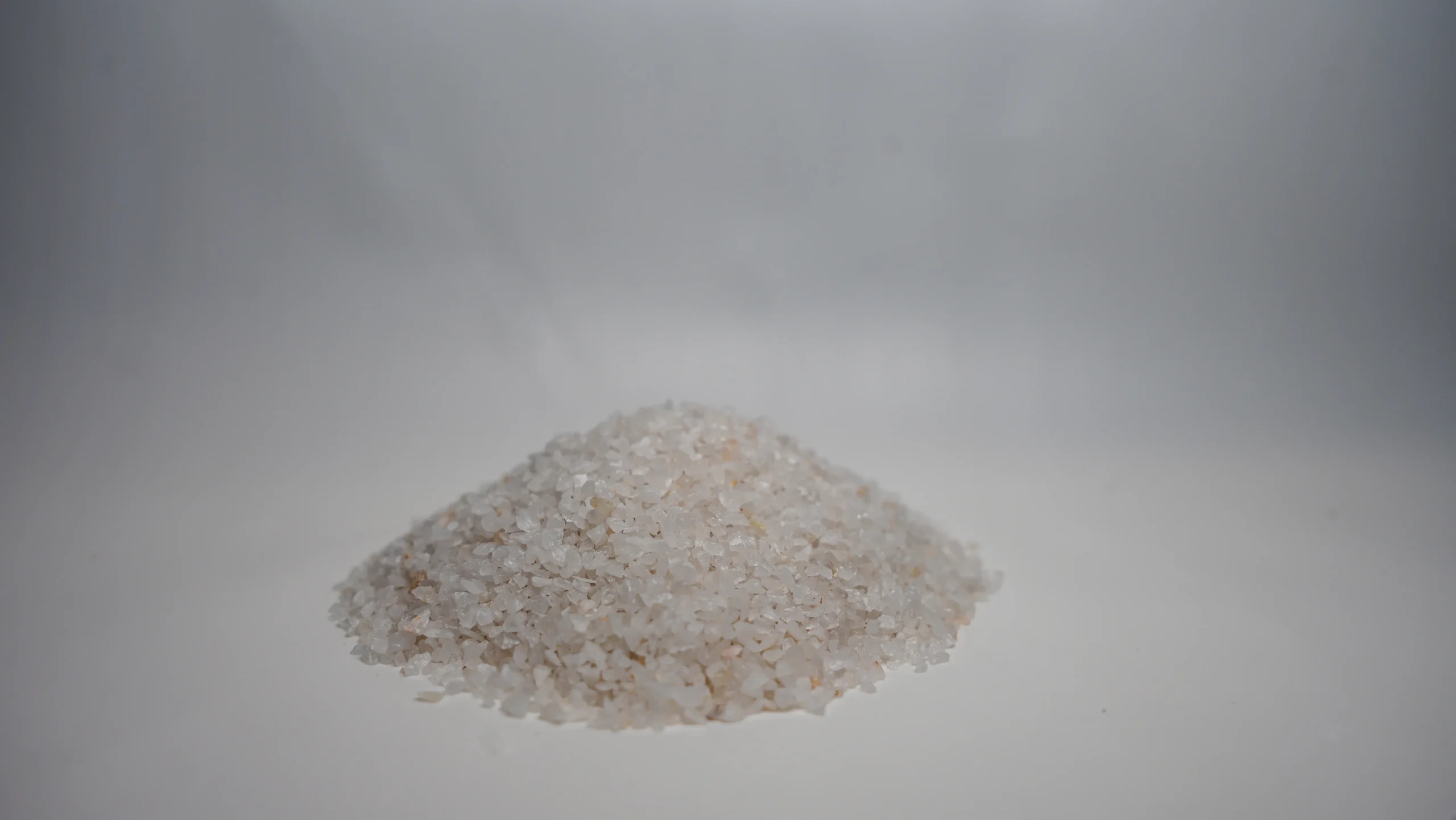 A mound of white chips