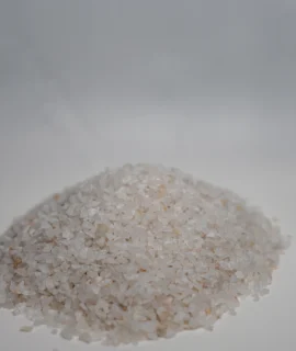 A mound of white chips