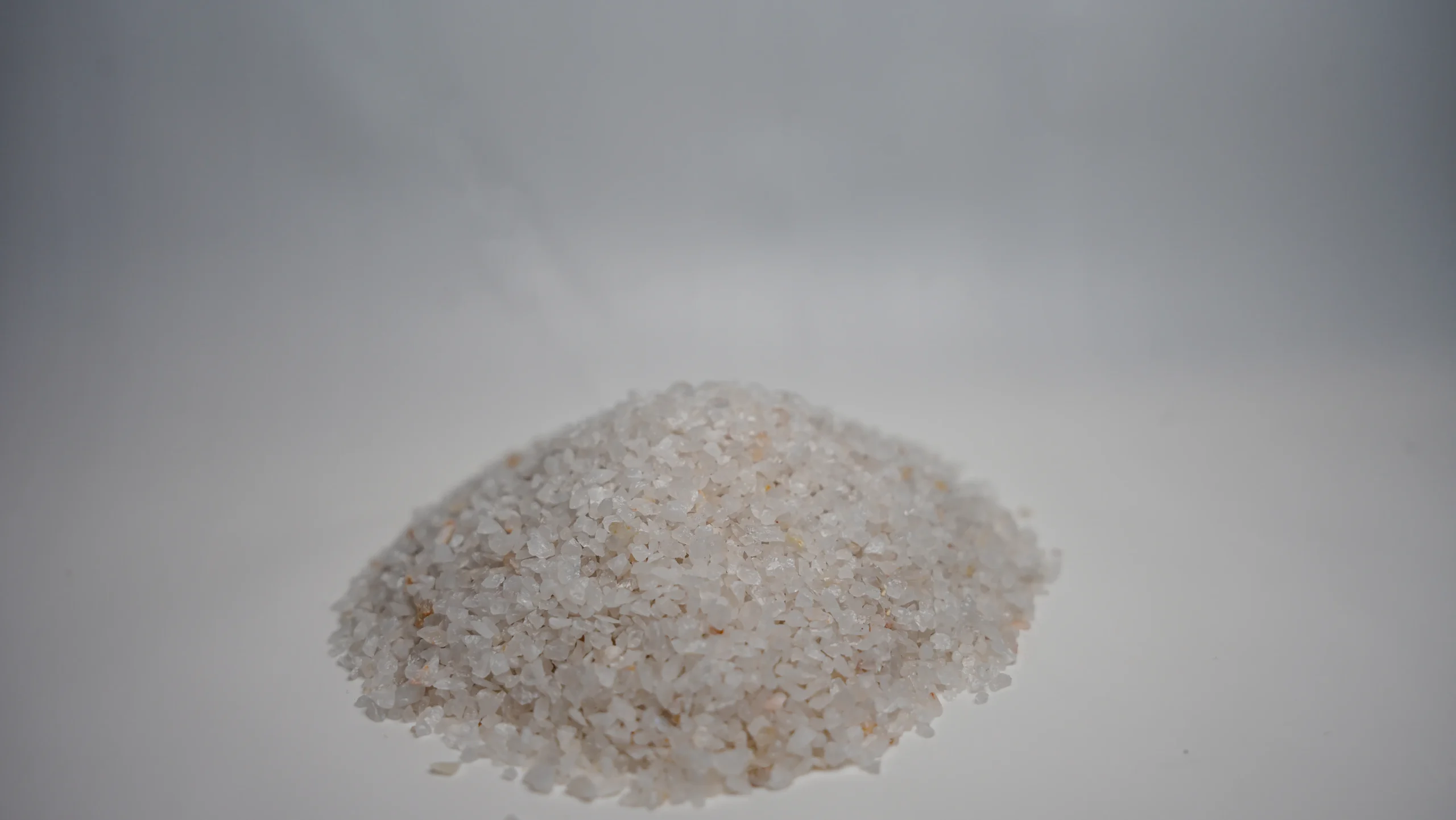 A mound of white chips