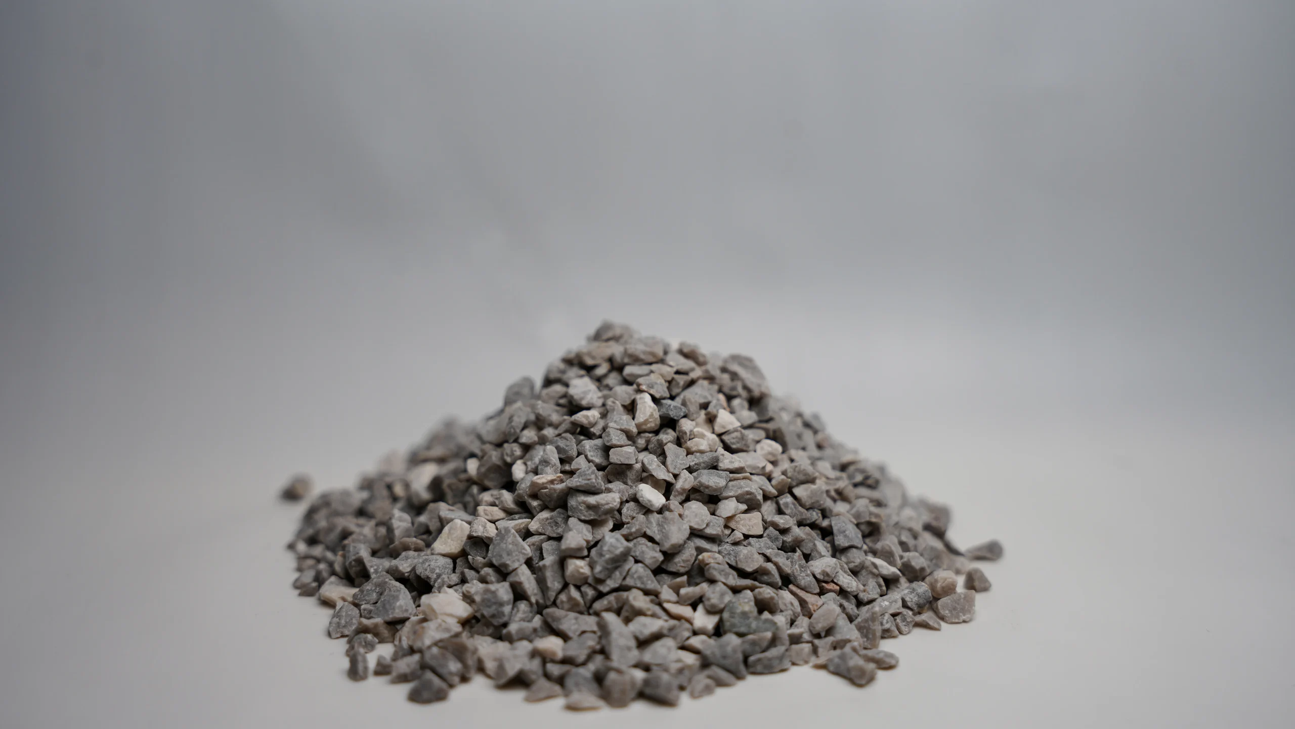 A mound of white chips
