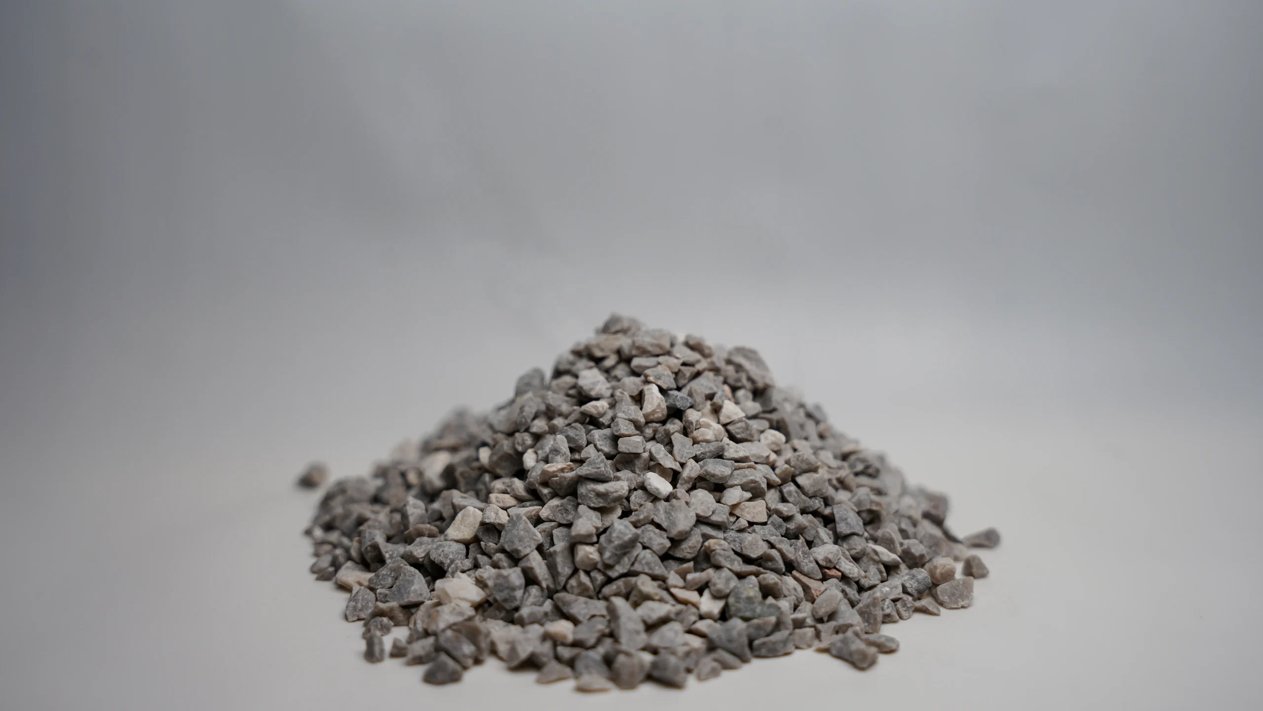 A mound of white chips