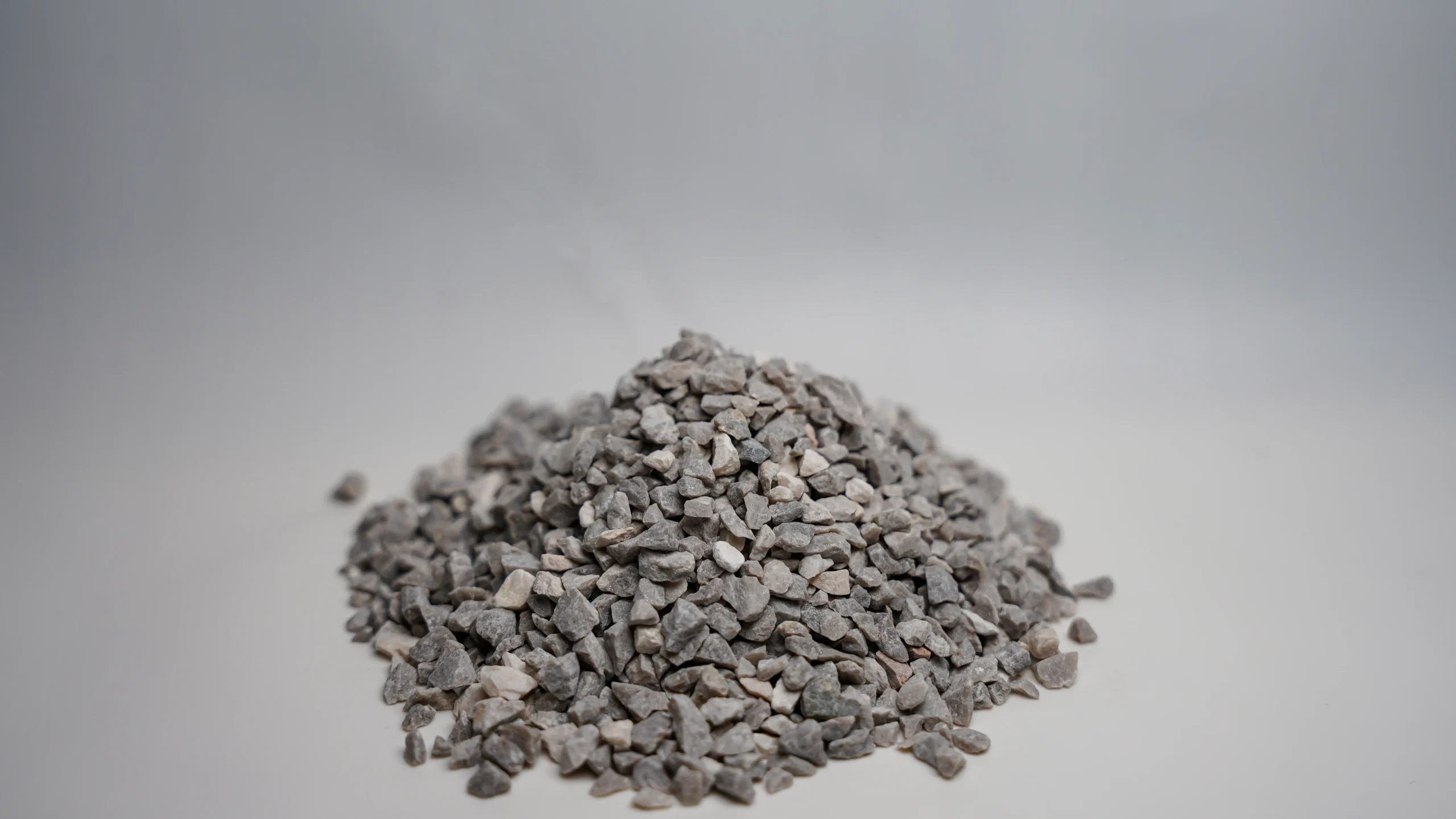 A mound of white chips