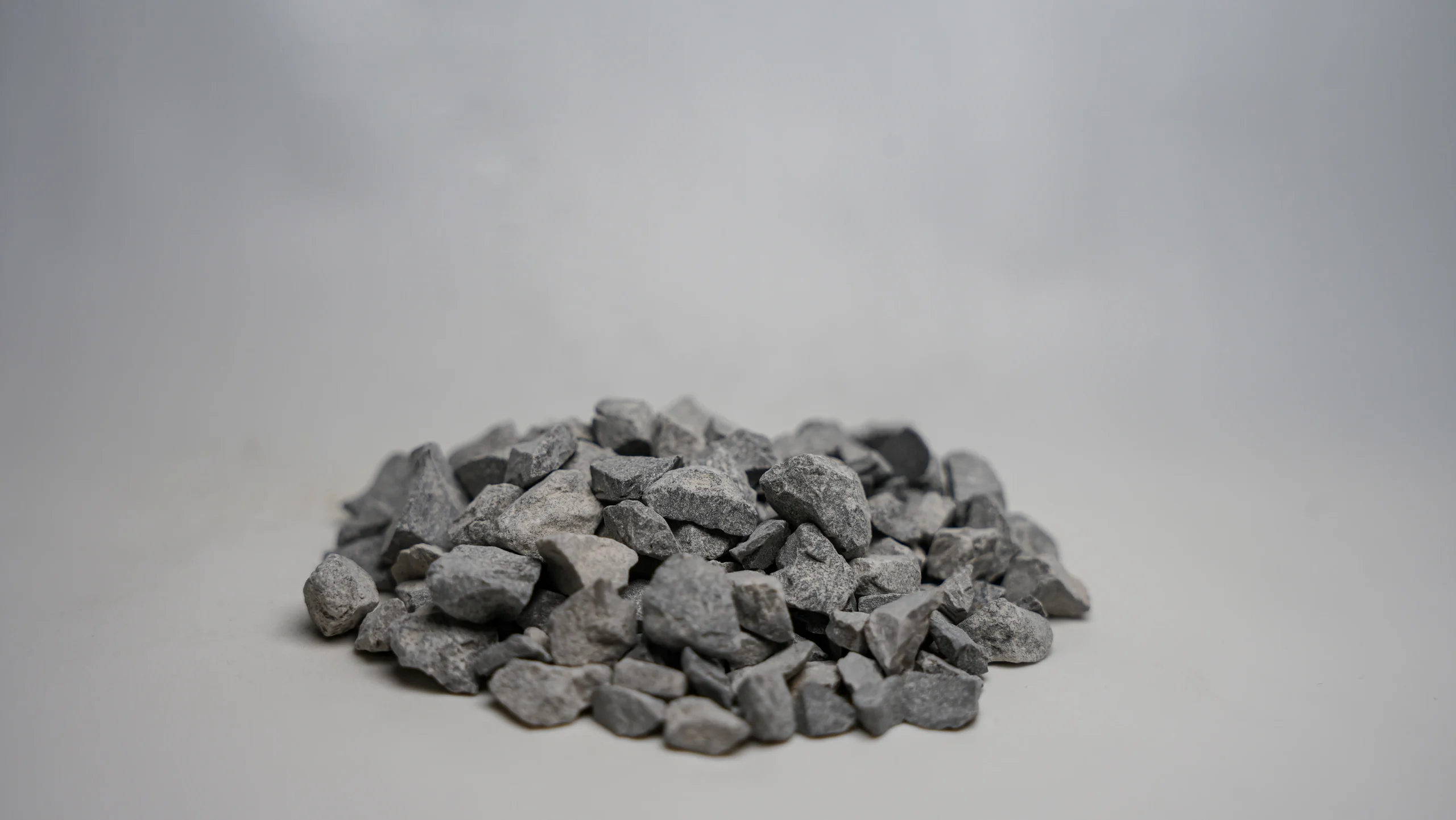 a pile of black rocks