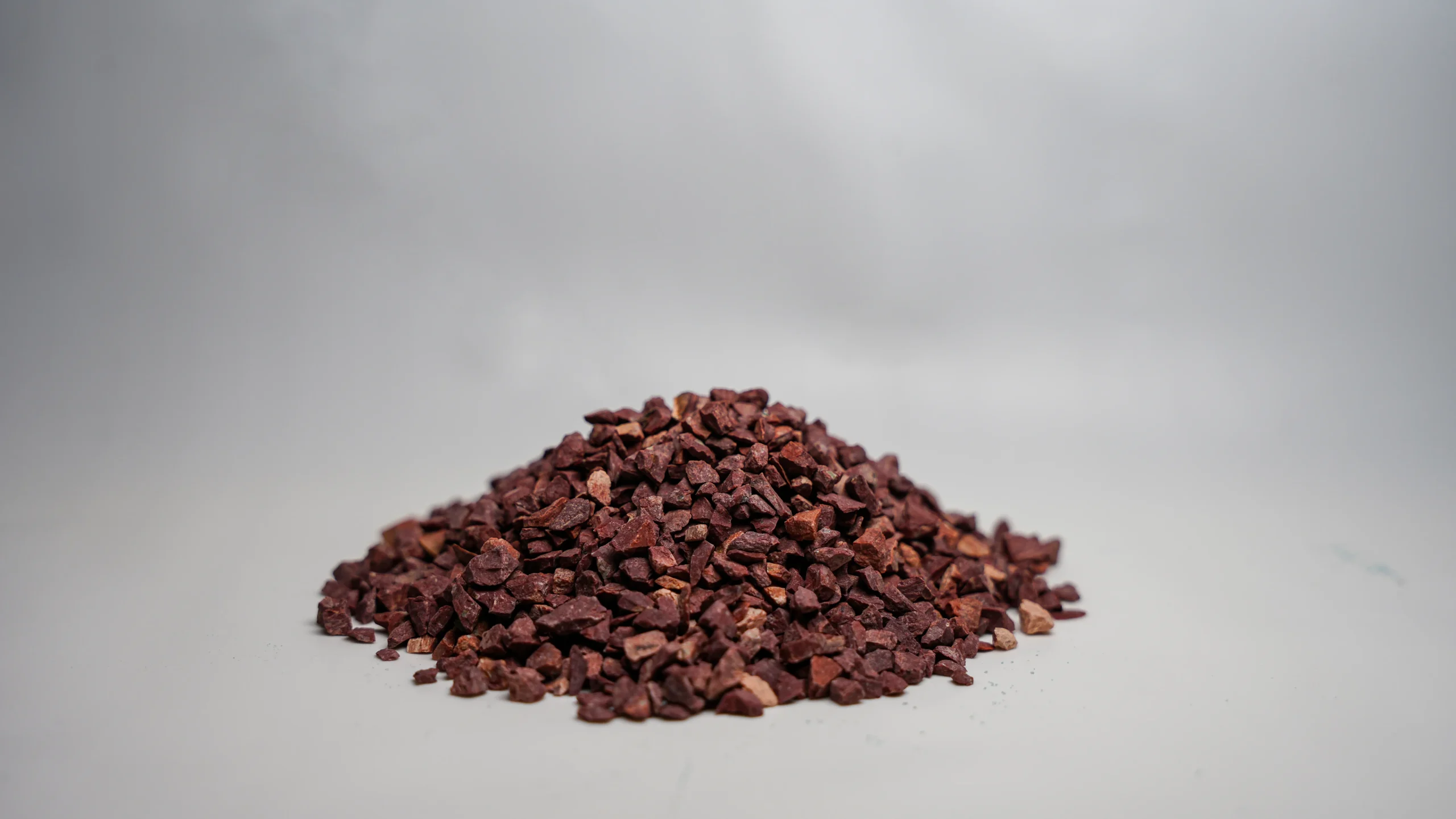A mound of dark chocolate chips