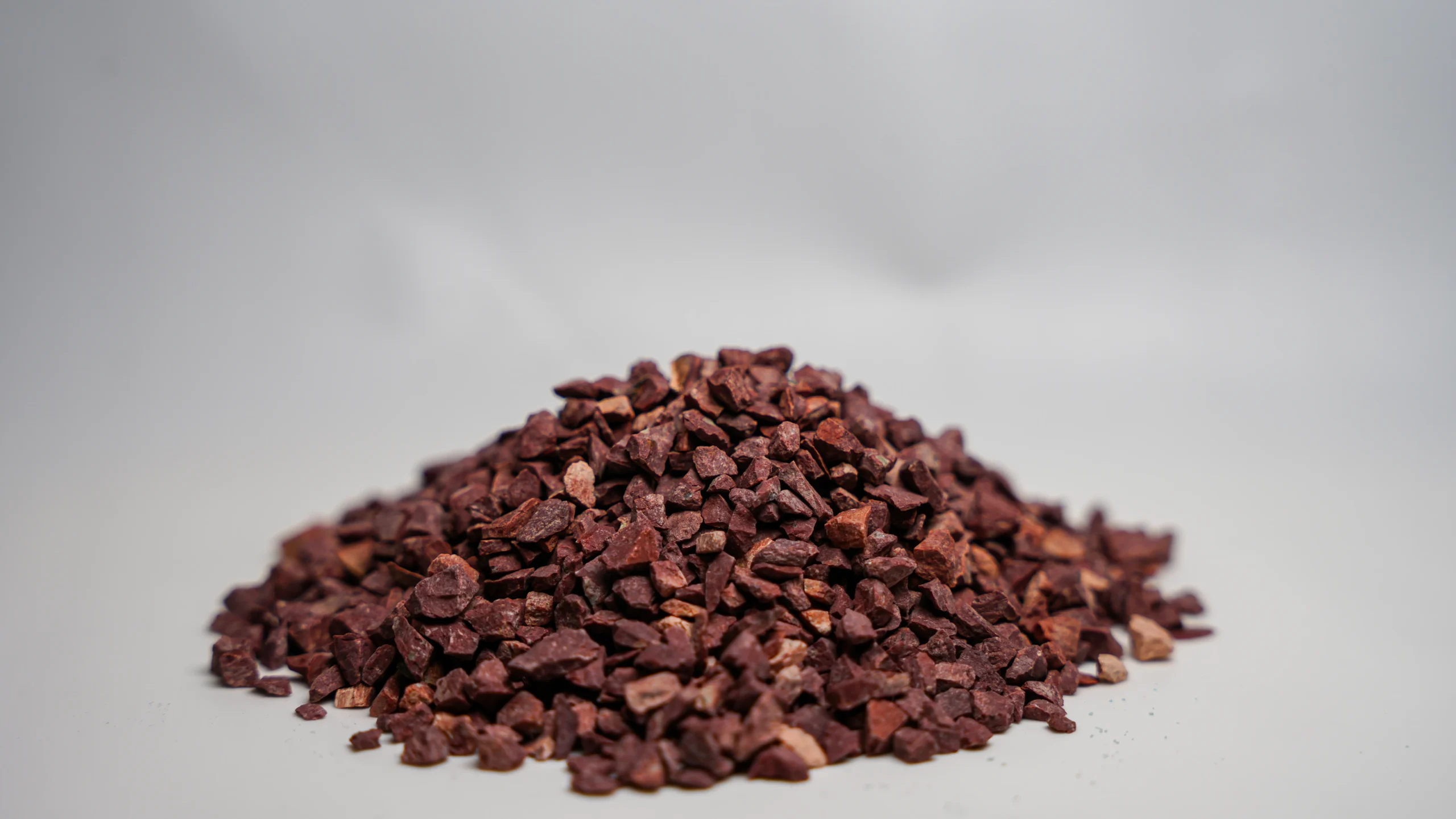 A mound of dark chocolate chips