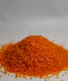 High-quality Orange decorative aggregate crystals for landscaping and construction in UAE