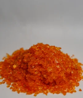 High-quality Orange decorative aggregate crystals for landscaping and construction in UAE