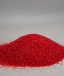 A small mound of fine Pink sand